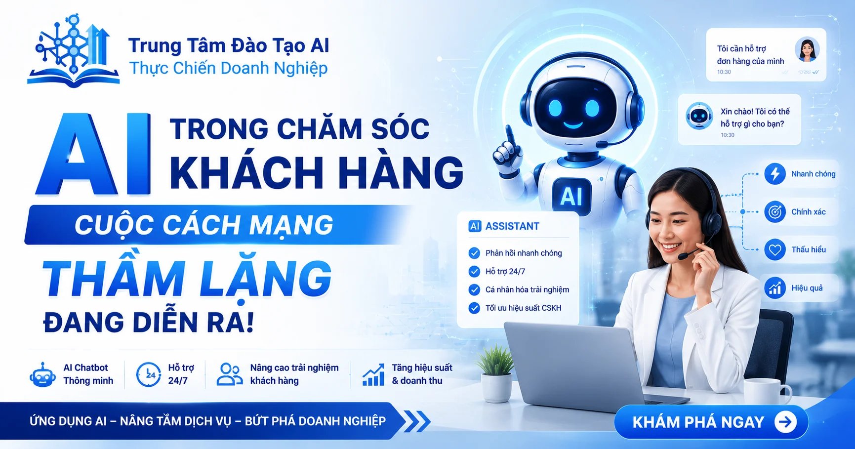 Ứng Dụng AI Trong Chăm Sóc Khách Hàng Mới Nhất