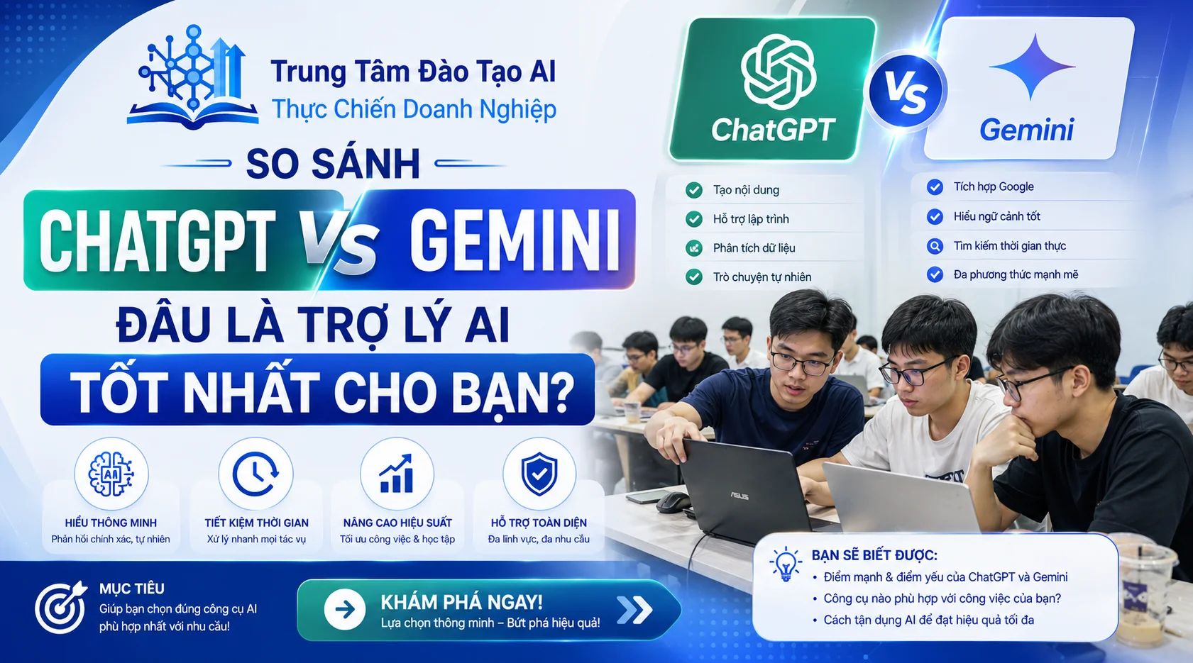 So Sánh ChatGPT Và Gemini: Đâu Là Trợ Lý AI Tốt Nhất?
