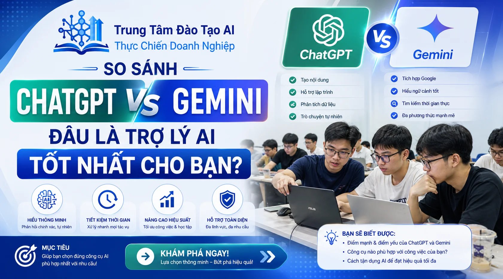 So Sánh ChatGPT Và Gemini: Đâu Là Trợ Lý AI Tốt Nhất?