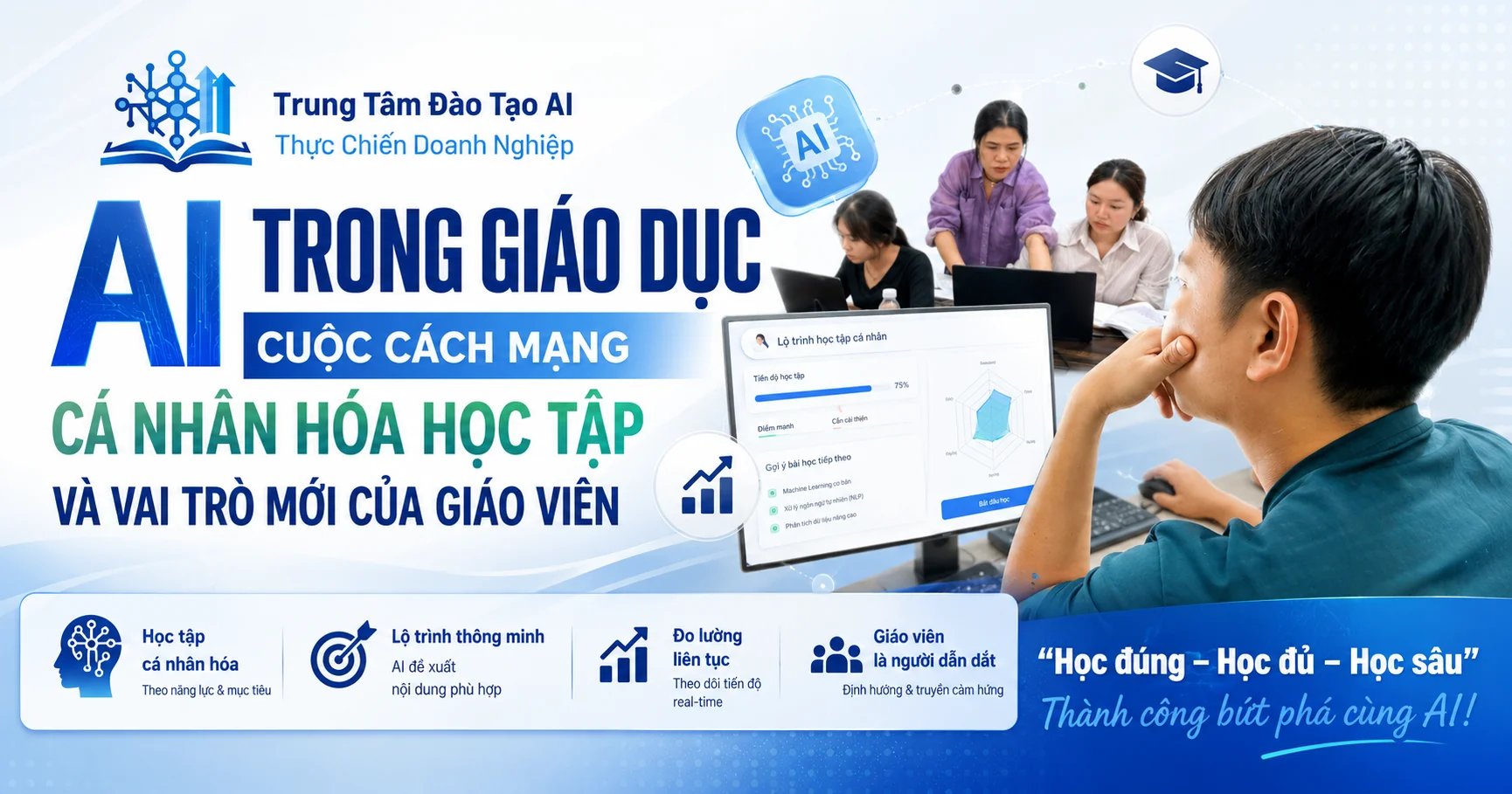Ứng Dụng AI Trong Giáo Dục Và Vai Trò Mới Của Giáo Viên