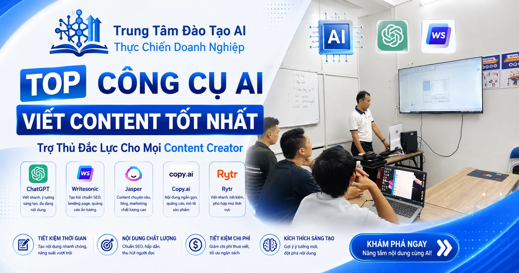 Top Công Cụ AI Viết Content Tốt Nhất Cho Creator