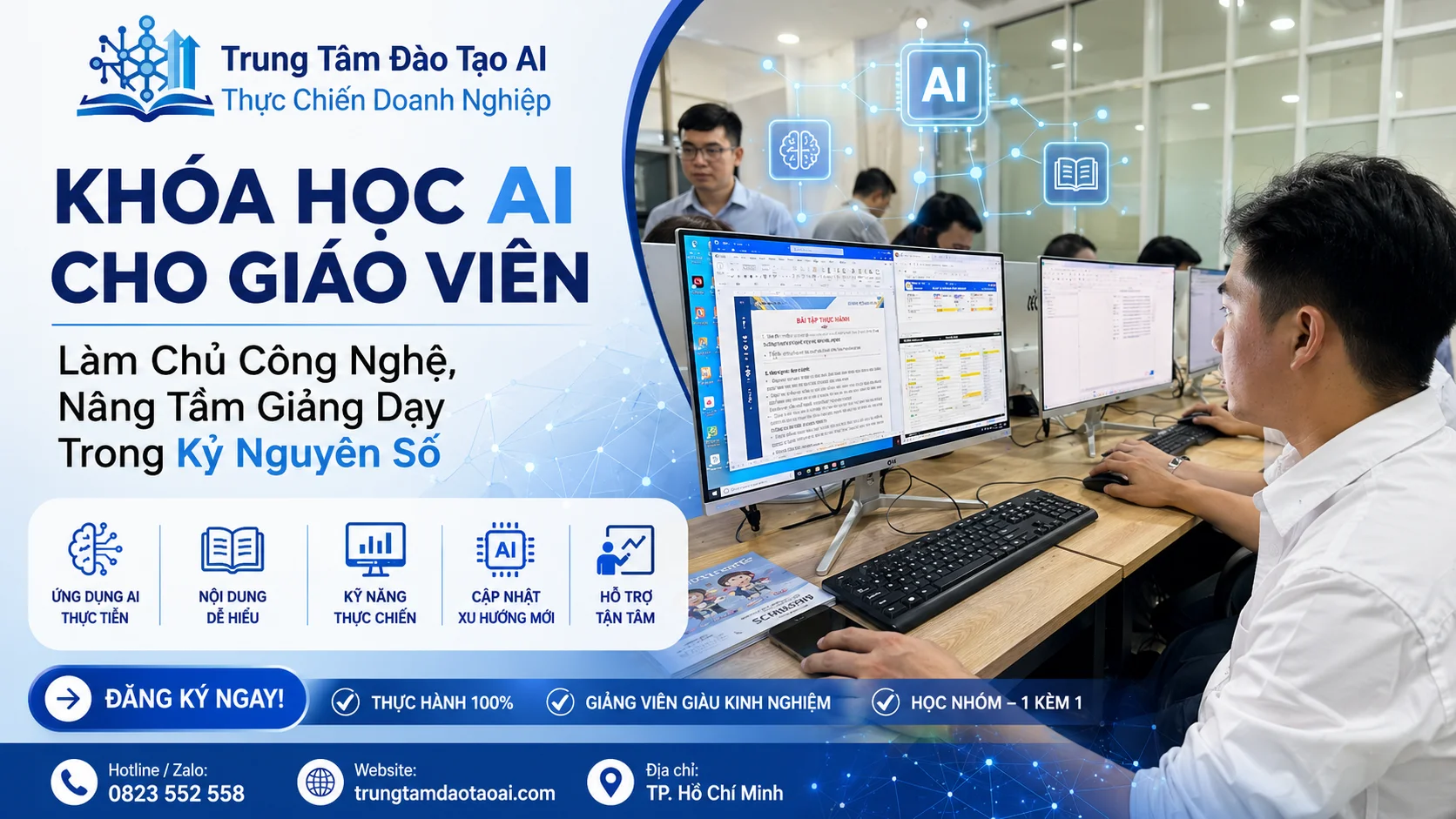 Khóa Học AI Cho Giáo Viên – Nâng tầm giảng dạy